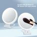 Ruuizksa 10X Magnifying Makeup Mirror with Lights and Magnification 3 Colors Desktop LED Mirror and Vanity Mirror for Travel - Buy Online on SooperMarket.com