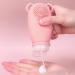 sunree Silicone Empty Container with Cleansing Brush for Shampoo and Lotion C gray - Buy Online on SooperMarket.com