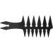 Wide Tooth Hair Comb Double Sided Oil Styling Comb for Men Portable ABS Material (Black) - Buy Online on SooperMarket.com