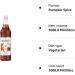 Monin Premium Pumpkin Spice Syrup 1L - Delicious Fall Flavor for Coffee and Cocktails - Buy Online on SooperMarket.com