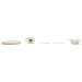 Red Rover Kids' Bamboo Dinner Set Off-White Hippo Design | 2.75 x 11 x 10.25 inches - Buy Online on SooperMarket.com