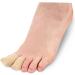 Silicone Gel Big Toe Caps - 2 Pairs Breathable Protective Guards 4x2.5cm - Buy Online on SooperMarket.com