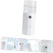 BELLIFFY 1pc Hydrating Instrument Mini Mister Electric Mist Sprayer Face Steamer Cool Facial Mister White Abs - Buy Online on SooperMarket.com