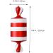 Zerodeko 1pc Christmas Candy Decoration christmas tree Cosmetics candy decorate Xmas Adornment outdoor christmas decorations decor Ornament pendant pvc set red Christmas household Red 15X6X6CM - Buy Online on SooperMarket.com