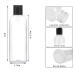 3.4 Oz Clear TSA Approved Travel Bottles - Set of 6 | Refillable Plastic Containers for Shampoo & Lotion - Buy Online on SooperMarket.com