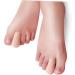 Silicone Gel Cushion Toe Separator and Bunion Protector Set - Pair of Gel Toe Straighteners and Guards for Ultimate Comfort and Pain Relief - Buy Online on SooperMarket.com