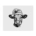 2 x Microfiber Cleaning Cloths "Cow Wearing Santa Hat" (LC00024263)