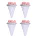 4 Pieces Reusable Household Hair Filter Washer Lint Trap Net Pouch Pet Hair Remover For Laundry Washing Machine Floating Hair Filter Net Bag Pink