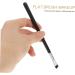 Baluue 6pcs Flat Eyebrow Brush Eyeliner Brush Eye Makeup Brush Eyebrow Makeup Brush Black Artificial Fiber - Buy Online on SooperMarket.com