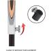 Eyebrow Pencil Sharpener Aid Prevent Deformation Eyebrow Pencil Sharpener Tool Firmly Secure Firmly for Daily Use (Silver) - Buy Online on SooperMarket.com