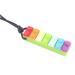 Infant Sensory Chew Pendant 5pcs Set - High Temp Resistant Teething Necklace for Boys (Green) - Buy Online on SooperMarket.com
