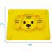 Qshare Toddler Plate - BPA-Free Silicone Placemat for Kids | Strong Suction, Dishwasher & Microwave Safe | Portable Baby Plates (3Puppy-Yellow) - Buy Online on SooperMarket.com