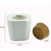 Herbests Porcelain Dappen Dish with Cork Lid - Nail Art Cup for Acrylic Liquid & Powder | Manicure Essential - Buy Online on SooperMarket.com
