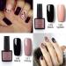 AQUAPURITY PHOERA UV Gel Nail Polish Soak off Color Gellish Base Top Tempered Matte Coat Long Lasting Varnish Manicure Art Polishes Non Smudge Formula 8ML (147 DARKSTAR) - Buy Online on SooperMarket.com