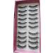 Bluelans 10 Pairs Long Cross False Eyelashes - Thick Black Fake Eyelashes for Stunning Eyes | International Shipping Available - Buy Online on SooperMarket.com