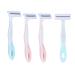 4-part women's razor bikini trimmer portable T-Type beauty razor bikini line trimmer forearm legs body hair removal trimmer