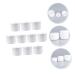 FRCOLOR 20 Pcs Cosmetic Lotion Bottles & Makeup Brushes - Portable Cream Boxes for Travel - Multifunctional White Ointment Containers - Buy Online on SooperMarket.com