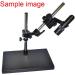 HAYEAR Heavy Boom Stereo Metal Table Stand for Industrial Microscope - Universal Large Platform, 50MM Lens Holder Ring Support, 3D Mode Adjust - Buy Online on SooperMarket.com