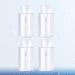 4 Pack Lockable 100ml Clear Pump Dispenser Bottles - Ideal for Travel Toner & Lotion - Perfect Cosmetic Organizer - Buy Online on SooperMarket.com
