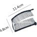 Stretchable Banana Comb Vintage Banana Hair Clip Stretch Double Comb Clip for Women Ladies Girls Hair Styling Black - Buy Online on SooperMarket.com