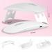 URAQT Mini Gel Nail Lamp - Portable 6W UV LED Nail Dryer with USB, Professional Nail Art Tool for Gel Polish - Perfect Gift for Thanksgiving & Christmas - Buy Online on SooperMarket.com