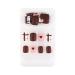 dijiusidy False Nail Perfect Matching Simple to Wear Fingernail Full Coverage Press Type Strong Viscosity Adjustable Paster Type 37 F741 Type 37 F741