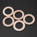 50 Unfinished Natural Wood Rings - 50mm DIY Craft Accessories for Jewelry Bracelets & Garlands - Buy Online on SooperMarket.com
