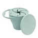 BapronBaby Silicone Collapsible Snack Cup (Sage) - 100% Food Grade Silicone - BPA  Phthalate  and Latex Free - Dishwasher Safe - 6 Months+