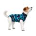 Suitical Recovery Suit Dog, Extra Small, Blue Camouflage XS Blue Camouflage