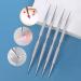 Dotting Tools 4PCS Professional Ball End Nail Art Tools Nail Art Brushes Detail Pen Nail Dotting Tool Design Tools Stailess Steel Dotting Pen Tool Rhinestone Picker Tool - Buy Online on SooperMarket.com