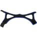 Adjustable Breathable Anti-Snoring Chin Strap - Black with Blue Edge - Buy Online on SooperMarket.com