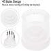 Nail Drill Bit Holder Organizer Nail Drill Display Storage Box with 48 Holes Nail Drill Stand Holder for Manicure Grinding Head (White) - Buy Online on SooperMarket.com