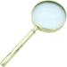 65mm 30X Handheld Glass Shatterproof Reading Magnifier for Seniors and Kid Lens Metal Handle Handheld Glass 30x - Buy Online on SooperMarket.com