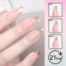 Lofuanna 60g Clear Poly Gel Nail Kit | All-in-One Starter Set for Nail Extensions | Includes Slip Solution, Nail Forms, Brush & Glass Cup | Ideal for Beginners - Buy Online on SooperMarket.com