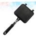 OUNONA 1pcs Egg Pan Japanese Egg Cooker Pan Square Frying Pan Crepe Maker Non Stick Skillet Loaf Bread Pan Fish Grill Skillet Buger Pan Grill Pan Griddle Non Stick Pan Bakeware Mold M Black - Buy Online on SooperMarket.com