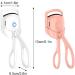 FIOERDTUIE Electric Eyelash Curler Ultimate Makeup Tool for Beautiful Eyes Professional Eyelash Electronic Curler Eyelash Clip Pink - Buy Online on SooperMarket.com