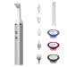 Tooth light set tooth whitening bleaching set for polishing and lightening the teeth (3 professional toothpaste in the scope of delivery) rechargeable USB-C with LED light 6 heads 5 modes white+silvery