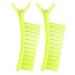 2pcs Hair Styling Clips - Non-slip Matte Handle, ABS Splint, Fluorescent Green - Buy Online on SooperMarket.com