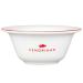Fendrihan Porcelain Shaving Bowl Hand-Painted Red Rim