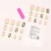 sunroot French Butterfly False Nails Long Coffin Nail Tip Detachable Press on Nails DIY Manicure ABS - Buy Online on SooperMarket.com