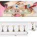 New Magnetic Acrylic Manicure Tools Nail Practice Hand Nail Exercise Base Nail Supplies Nail Tips Gold Display Stand - Buy Online on SooperMarket.com