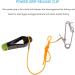 OUHUAN 2pcs Plus Line Release - 17 Downrigger Release Stacker Fishing Leaders with Longline Clips Snap for International Shipping - Buy Online on SooperMarket.com