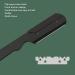 Beard Blade Holder - Professional Foldable Manual Beard Trimmer | Stainless Steel Straight Edge for Precision Shaving - Buy Online on SooperMarket.com