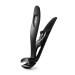 BEZOX Angled Head Nail Clippers for Seniors - Ergonomic Toenail Clipper for Thick Nails Premium Steel Nail Cutter Trimmer with Catcher for Men and Women - Black Small Sand Black