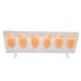 6 Pcs Silicone Ear Model Set for Hearing Aids with Acrylic Display Board - Buy Online on SooperMarket.com