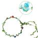 Kaptin 10 Pack Multicolor Flower Crown Headband for Women and Girls - Festival, Wedding, Party Floral Garland Headbands - 10 Count - Buy Online on SooperMarket.com