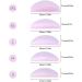Bexdug Lash Lifting Eye Pads 5 Pairs Reusable Silicone Eyelash Pad Reusable Silicone Lash Lift Supplies Under Eye Lash Lift Pad for Beautiful Eyebrows - Buy Online on SooperMarket.com