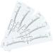 Beavorty 100pcs Disposable Eyebrow Ruler Makeup Stickers Eyebrow Shaping Stencils Eyebrow Measure Modify - Buy Online on SooperMarket.com