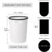 Fyy Garbage Bags - 100 Count | 5 Rolls of Black Waste Bags for Kitchen Bathroom Office | Durable 4 Gallon Size (45x50 cm) - Ideal for 3L 5L 8L 9L 10L Use - Buy Online on SooperMarket.com