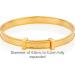 Molly Brown London 18ct Gold Plated Sterling Silver Heritage Baby Bangle - Buy Online on SooperMarket.com
